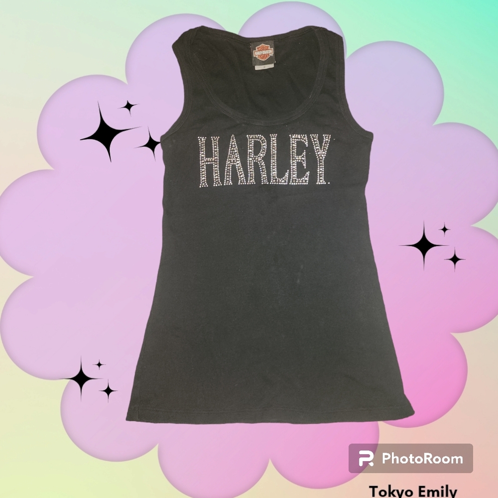 Harley-Davidson Rhinestone Harley Tank Medium